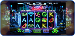Example of slots game at online casino