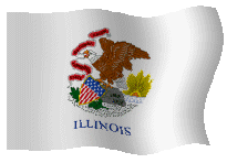 Illinois animated flag