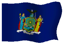 New York animated flag