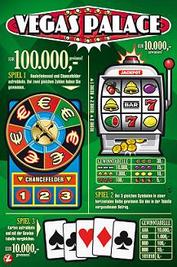 Austrian Lottery Scratch Card caled Vegas Palace.