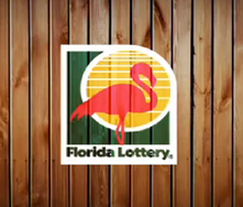 Florida Lottery wood style logo