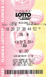 Florida Lotto ticket.