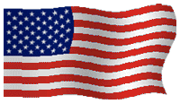 The United States animated flag. Play Megamillions lottery online.