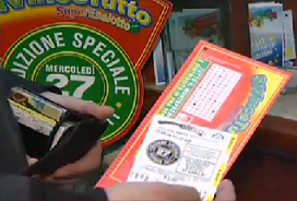 SiVinceTutto player got his lottery ticket at lotto tickets sales point
