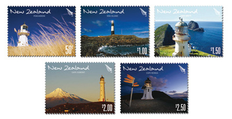 New Zealand Lighthouses 2009 stamps