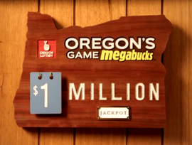 Oregon's lottery game Megabucks graphics