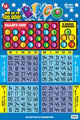 Illinois Lottery Bingo Scratch Off Card Instant Game.