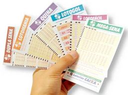 Lotto and lottery playslips in Brazil, including Brazil Mega-Sena Lotto game.