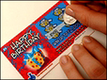 UK National Lottery scratch card