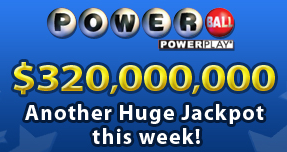 Powerball $320 million jackpot